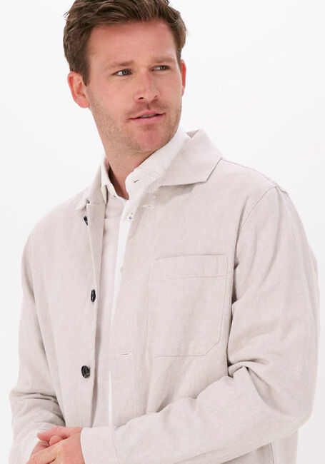 Beige PROFUOMO Overshirt FLYNT - large