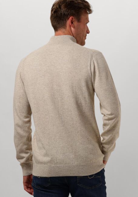 Braune PROFUOMO Pullover PULLOVER HALF ZIP BUTTON - large
