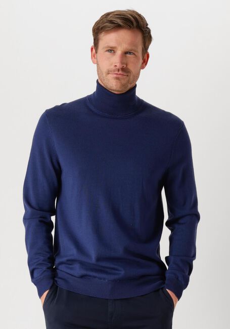 Dunkelblau HUGO Rollkragenpullover SAN THOMAS-M - large