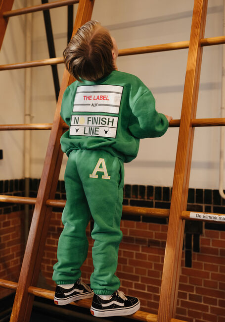 Gr&uuml;ne ALIX MINI Sweatshirt KIDS KNITTED PATCH SWEATER - large