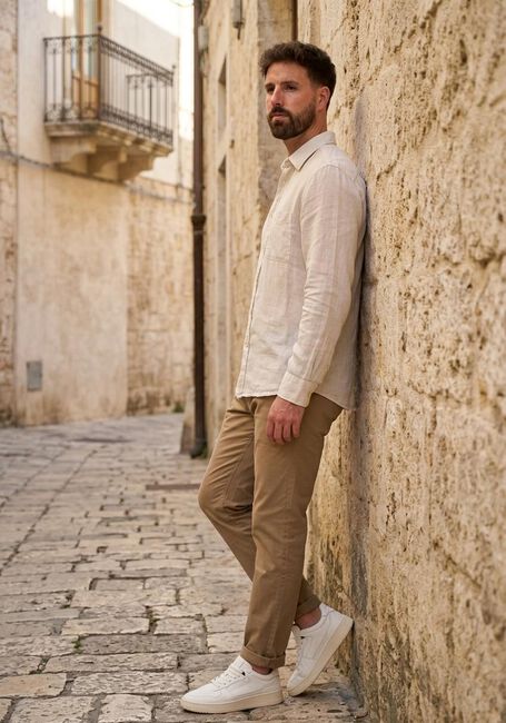 Beige BOSS ORANGE Casual-Oberhemd RELEGANT_6 - large