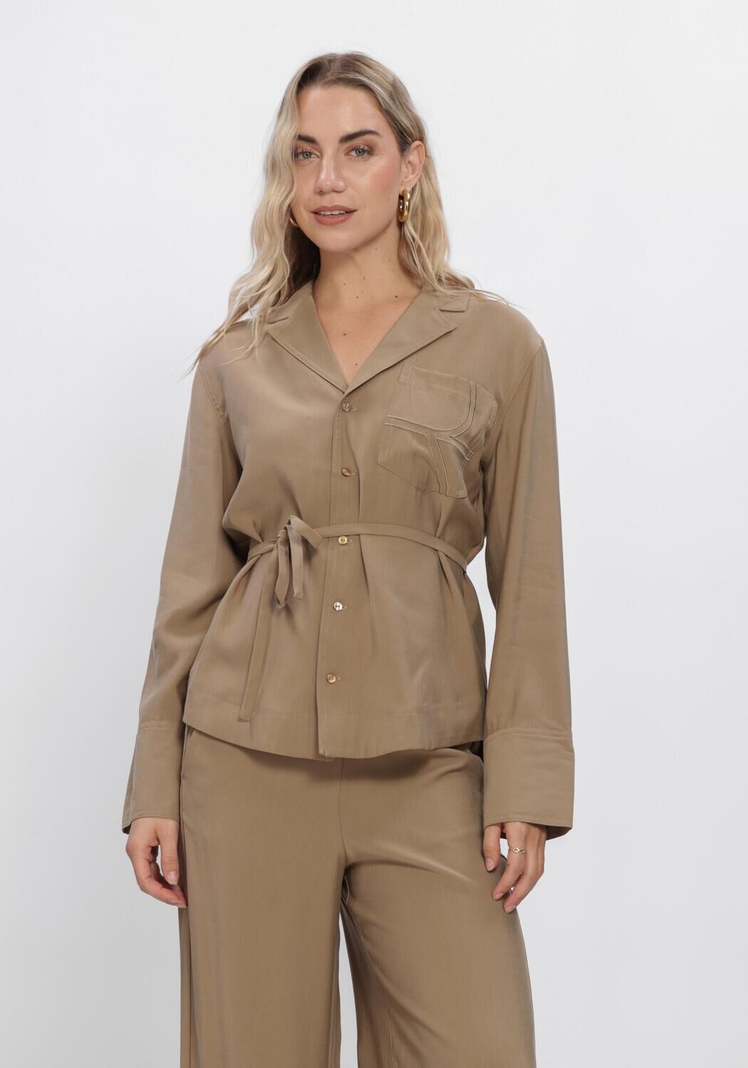 Ocker ROUGE EDIT Blusen ROUMELIA L/S OVERSIZED SHIRT - large