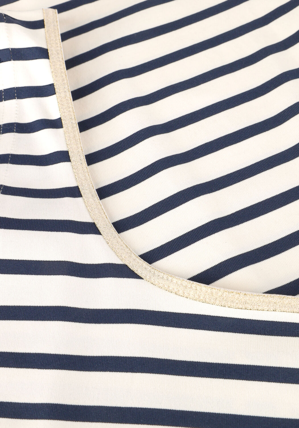 Blaue NUKUS Top JUBA SINGLET STRIPE - large