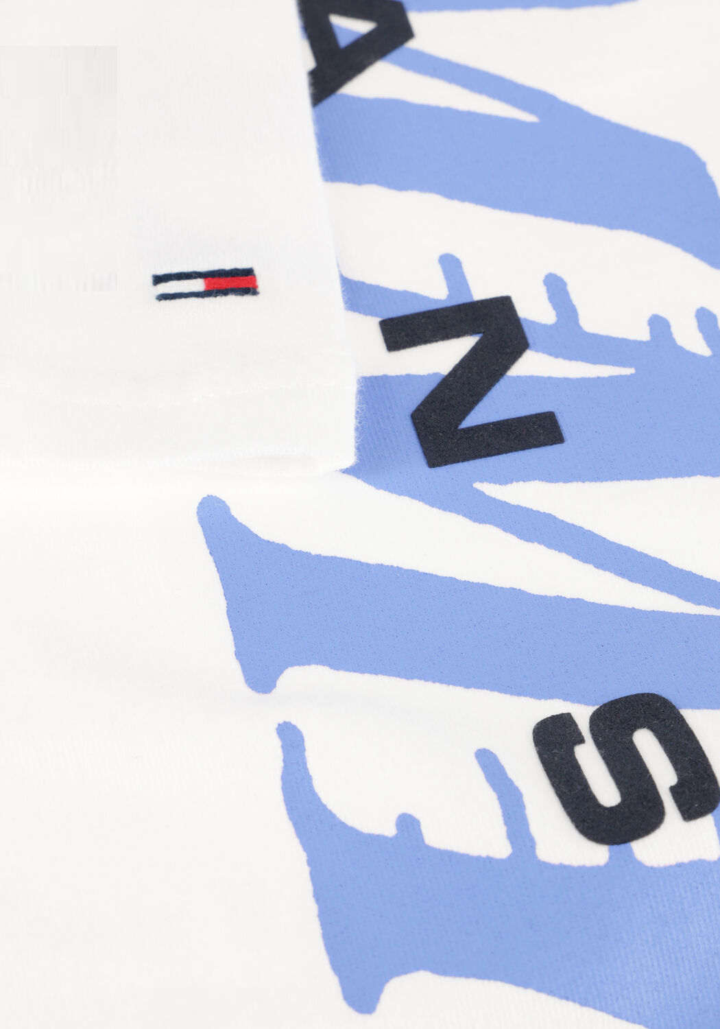 Wei&szlig;e TOMMY JEANS T-shirt TJM REG VINTAGE LA BCK SS T EXT - large