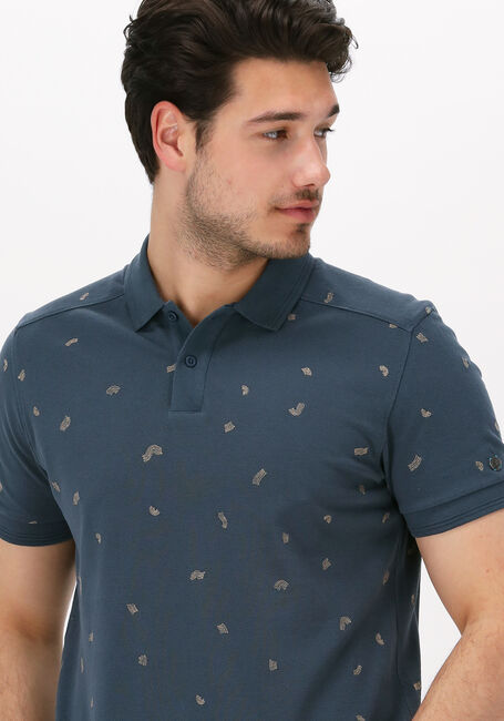 Dunkelblau CAST IRON Polo-Shirt SHORT SLEEVE POLO RELAXED FIT PIQUE JERSEY - large