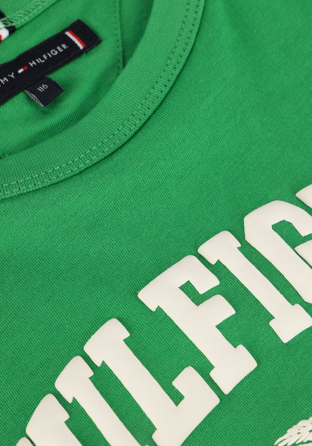 Gr&uuml;ne TOMMY HILFIGER T-shirt HILFIGER PALM PRINT TEE SS - large