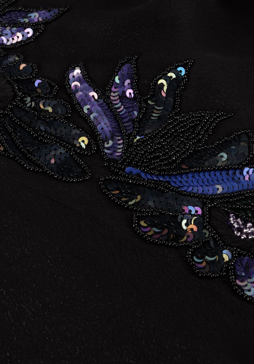 Schwarze LOUIZON Minikleid JOYA - large