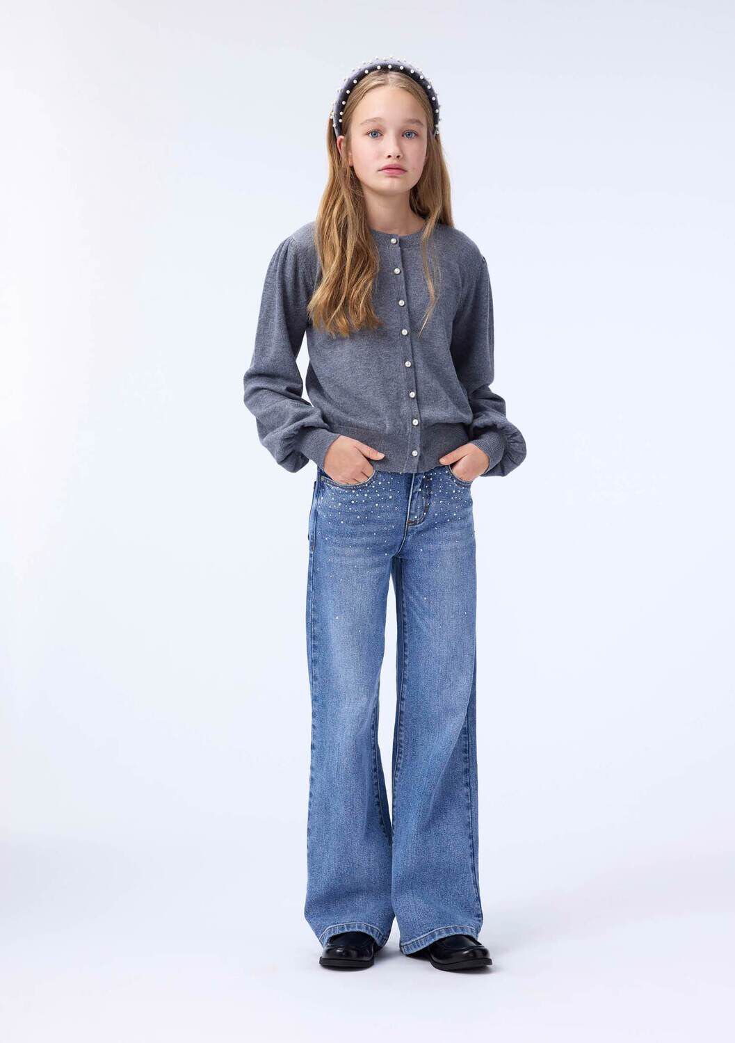 Blaue MOLO Straight leg jeans ASTA - large
