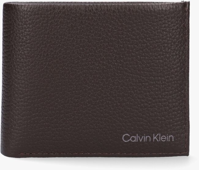 Braune CALVIN KLEIN BIFOLD COIN Portemonnaie - large