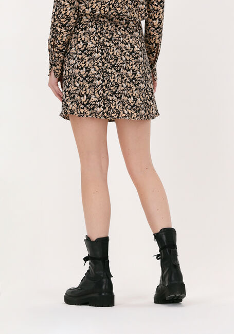 Schwarze ANOTHER LABEL Minirock VARME FLORAL SKIRT - large