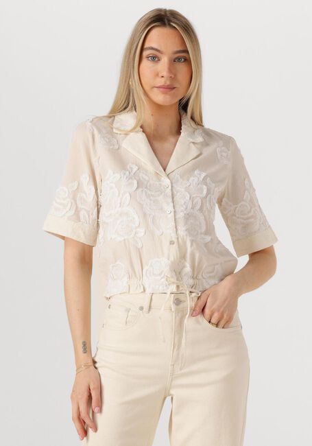 Beige ROUGE EDIT Blusen ROUZOE SS RESORT COLAB SHIRT - large