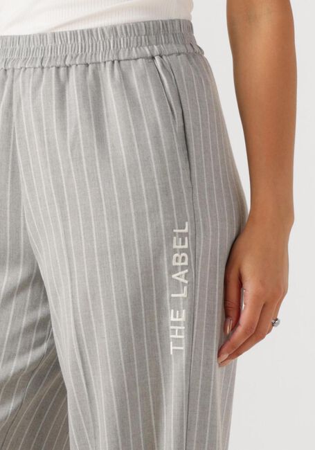 Hellgrau ALIX THE LABEL Weite Hose LADIES WOVEN PINSTRIPE PANTS - large