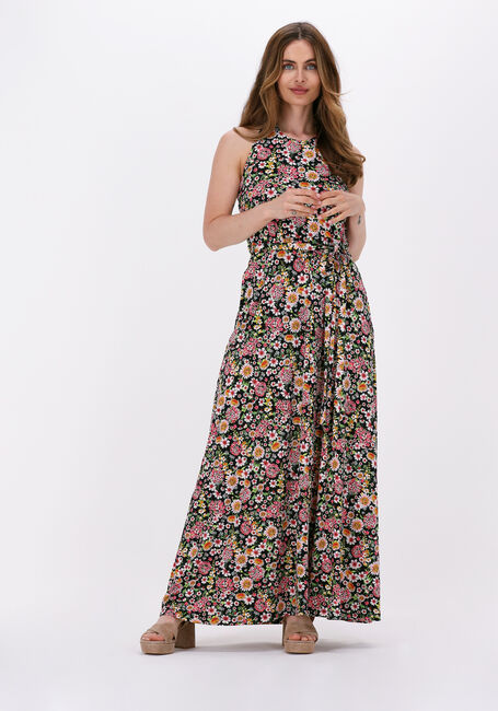 Schwarze VANILIA Maxikleid SUNNY FLORAL DRESS - large