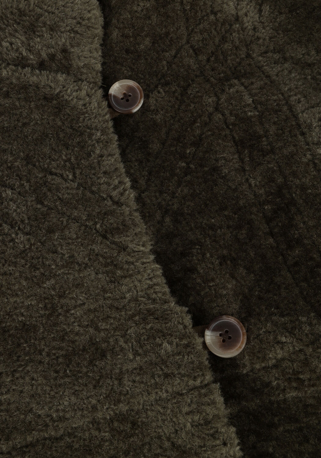 Gr&uuml;ne ANOTHER LABEL Teddy-Jacke AVA JACKET - large