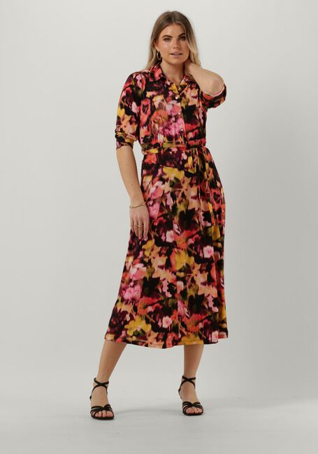 Mehrfarbige/Bunte VANILIA Midikleid BLURRY DRESS - large