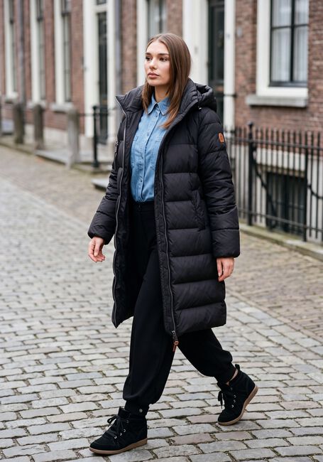 Schwarze MOSCOW Wattierte Jack 21-08-MISSY - large