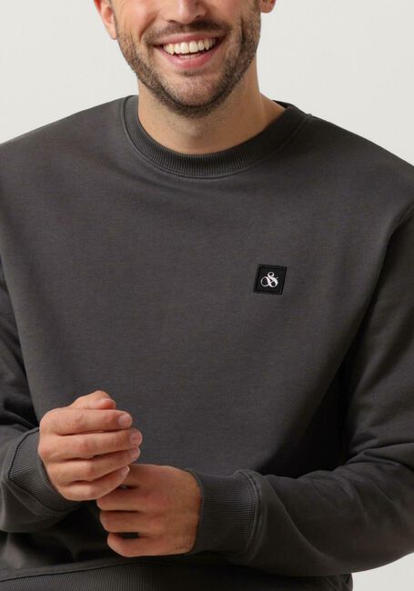 Graue SCOTCH & SODA Pullover ESSENTIAL LOGO BADGE SWEATSHIRT - large