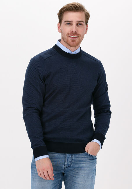 Dunkelblau BOSS Pullover ATAROUL - large