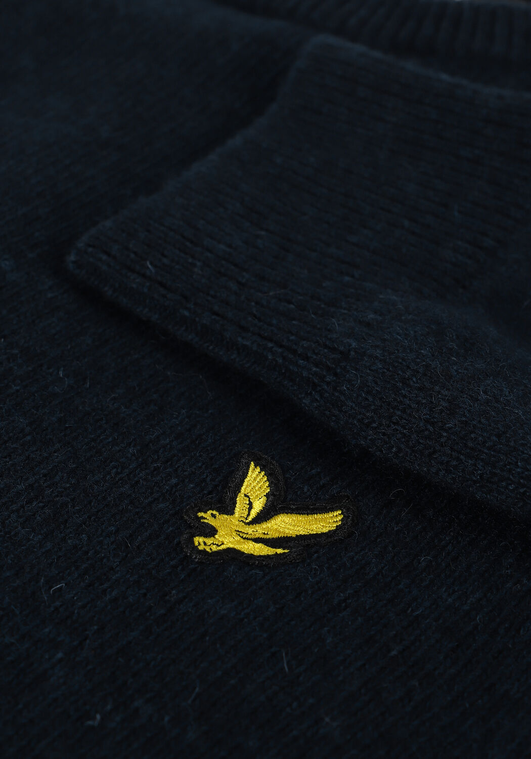 Dunkelblau LYLE & SCOTT Pullover CREW NECK LAMBSWOOL BLEND JUMP - large