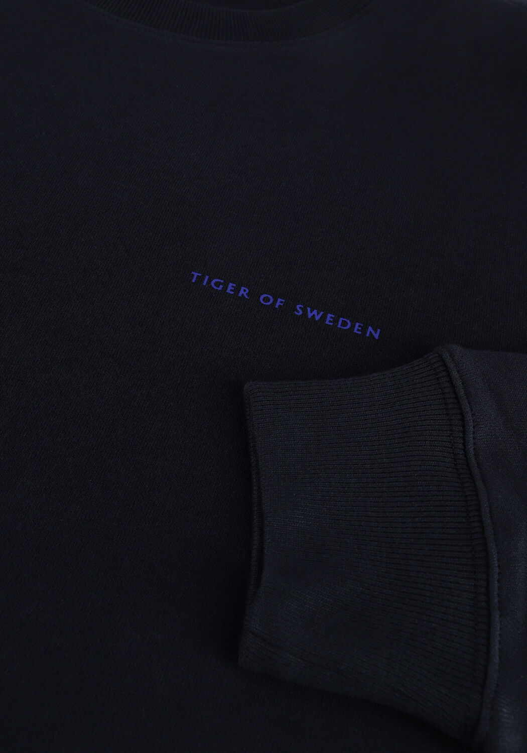 Blaue TIGER OF SWEDEN Sweatshirt EMERSON - large