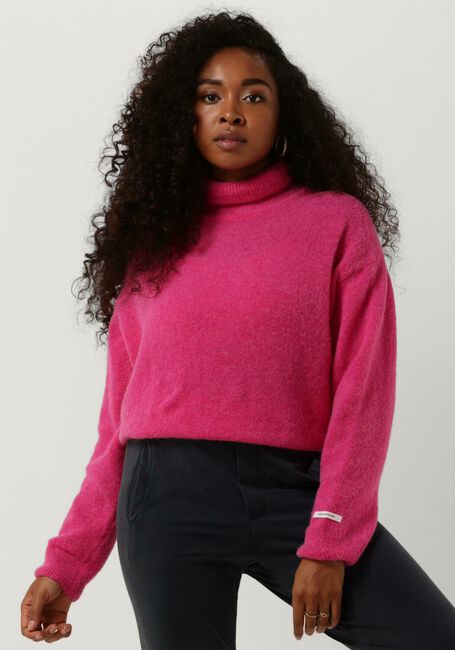 Rote 10DAYS Rollkragenpullover SOFT TURTLENECK SWEATER - large