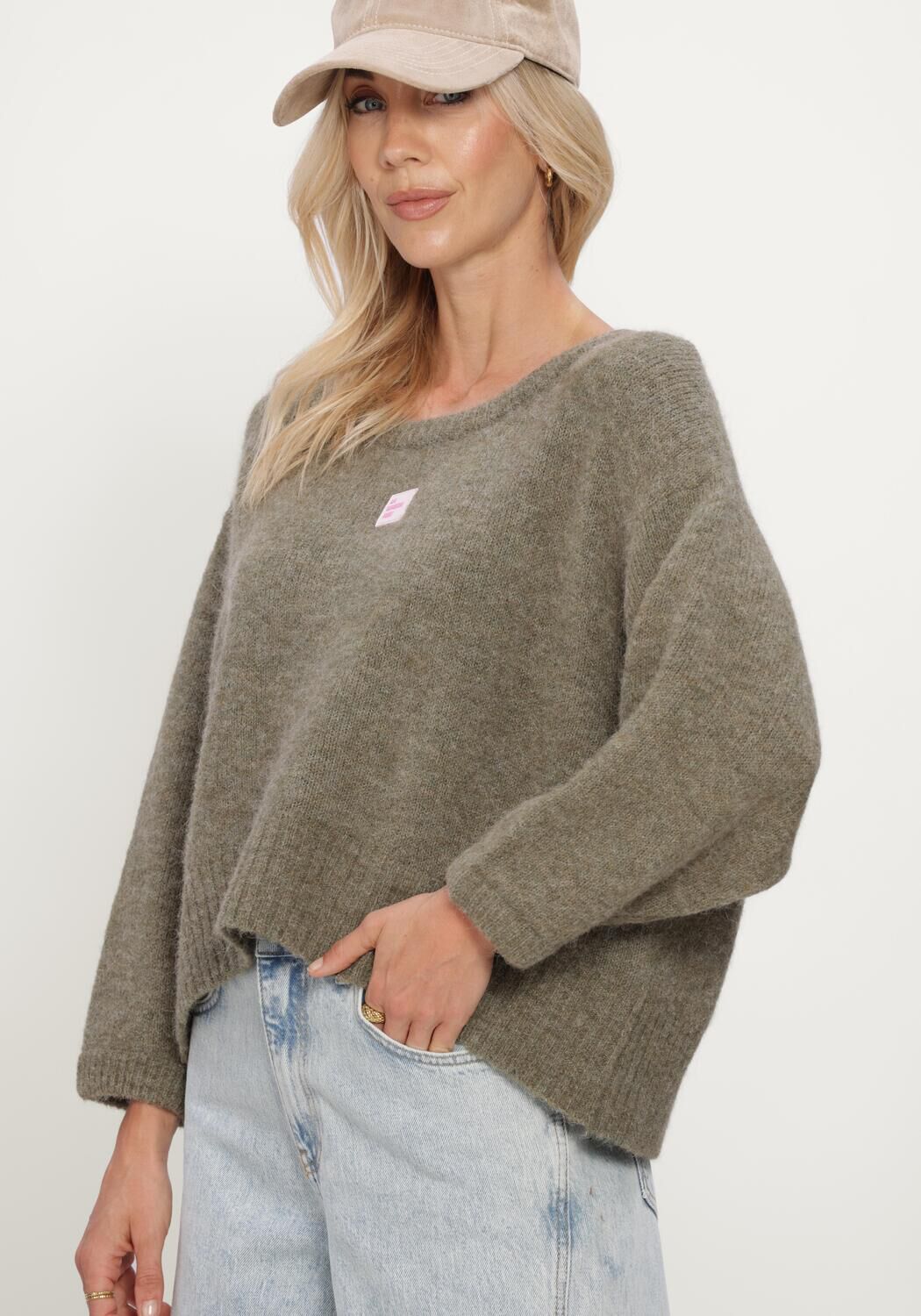 Braune AMERICAN VINTAGE Pullover EAST - large