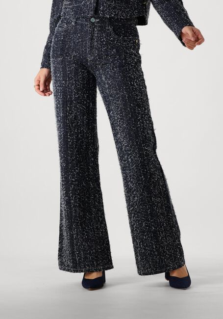 Blaue FABIENNE CHAPOT Wide jeans THEA WIDE LEG TWEED JEANS - large