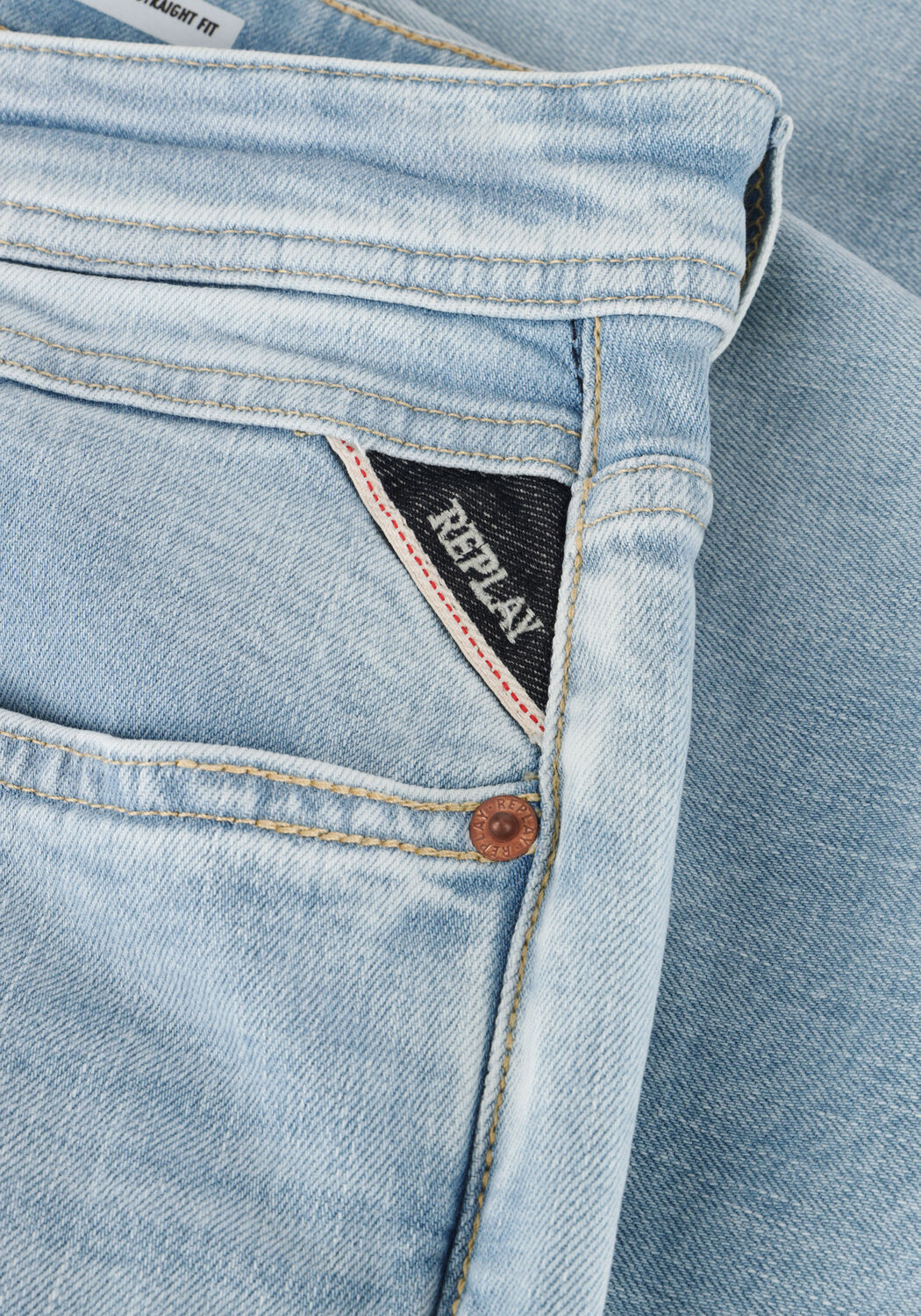 Hellblau REPLAY Skinny jeans GROVER PANTS - large