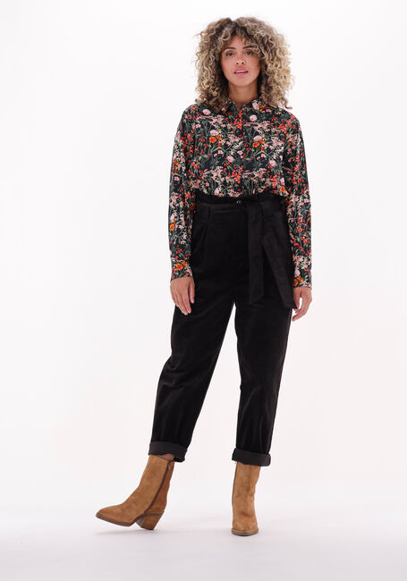 Schwarze SCOTCH & SODA Hose DAISY - HIGH RISE STRAIGHT LEG PAPERBAG TROUSERS - large