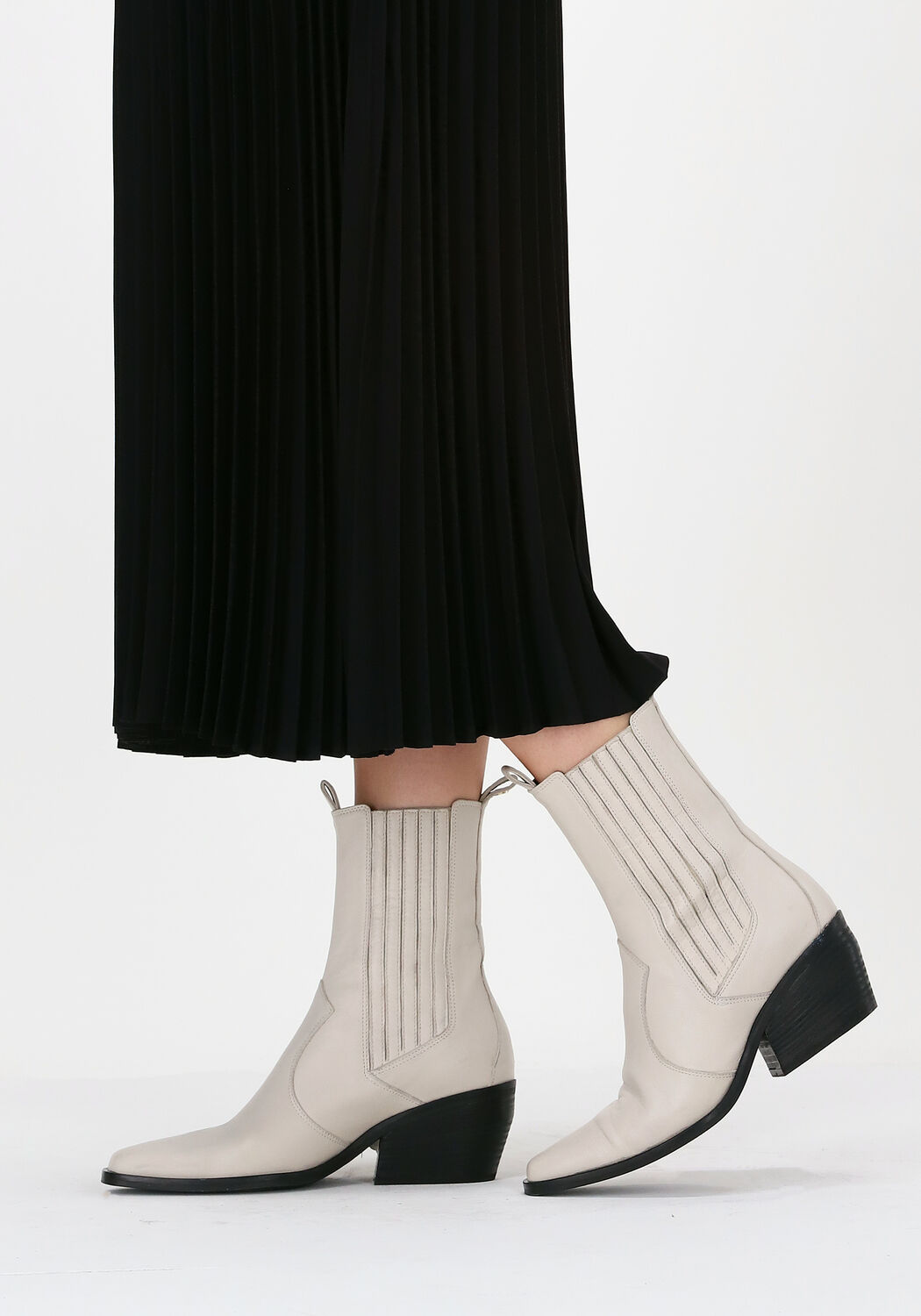 Wei&szlig;e NOTRE-V Cowboystiefel AL335 - large