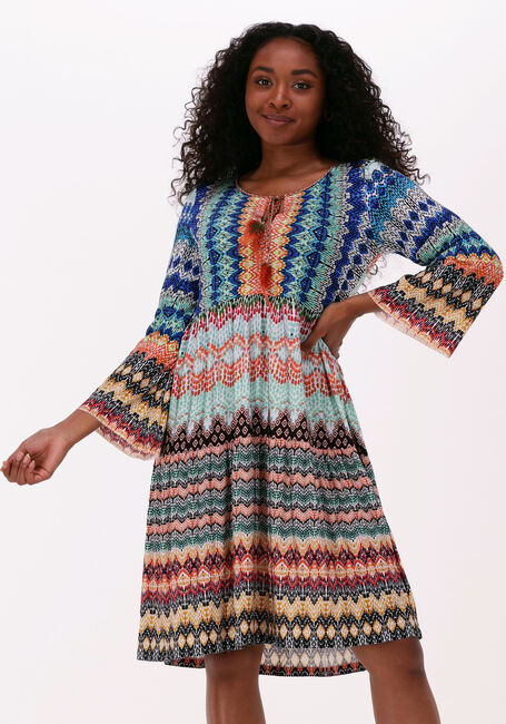 Mehrfarbige/Bunte ANA ALCAZAR Midikleid DRESS BOHO OKOTEX 100 - large