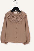 Beige LIL' ATELIER Blusen NMFLEDOLIE LS LOOSE SHORT SHIRT Beige LIL' ATELIER Blusen NMFLEDOLIE LS LOOSE SHORT SHIRT - medium