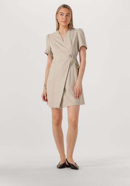 Beige NEO NOIR Minikleid SENDITA EYELET DRESS - large