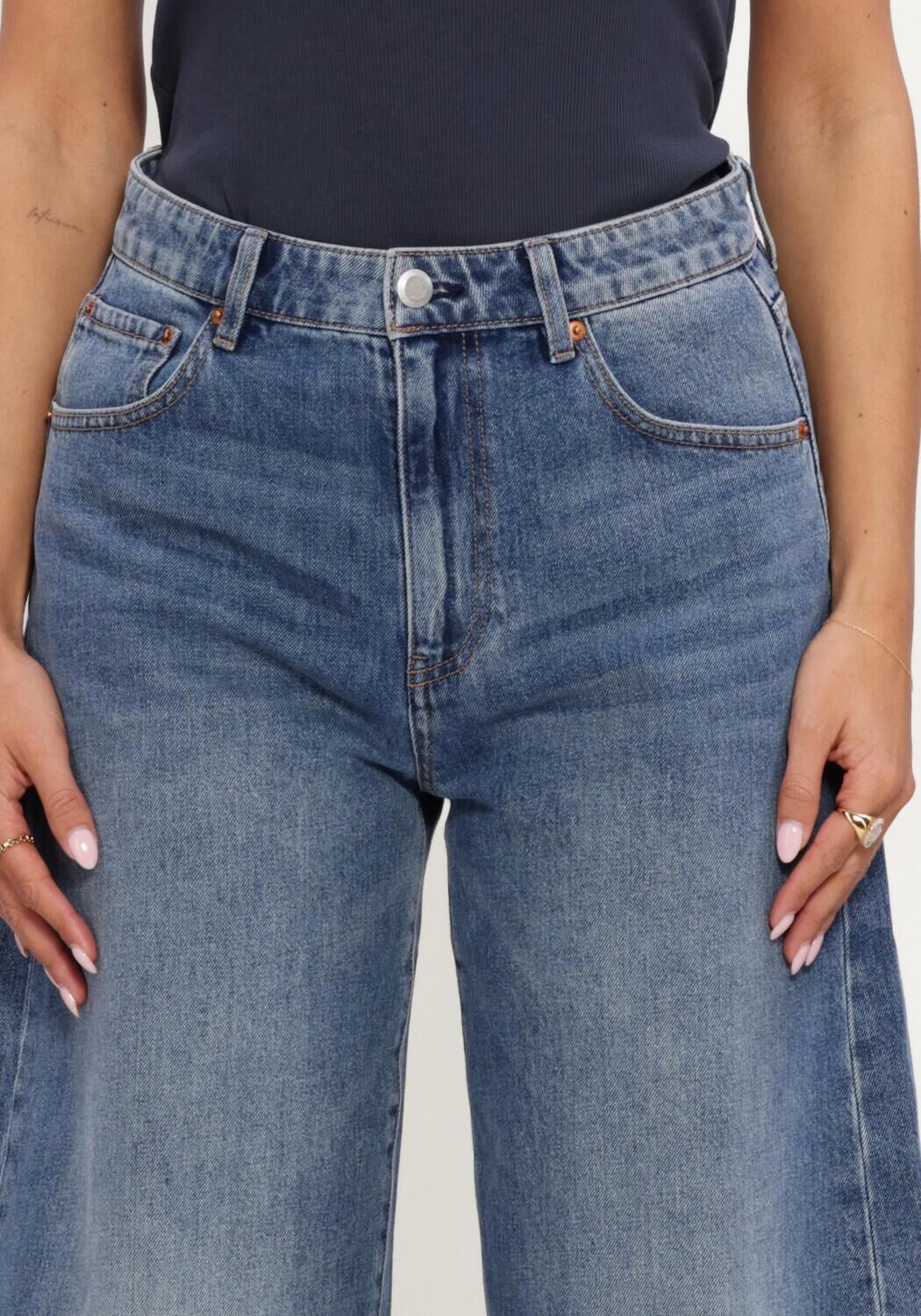 Blaue CATWALK JUNKIE Barrel jeans BOLD BARREL FIT JEANS (NOOS) - large