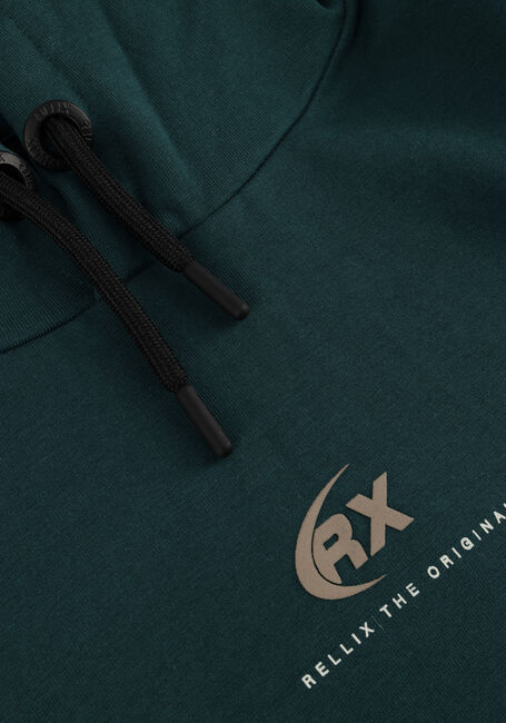 Grüne RELLIX Sweatshirt HOODIE RELLIX CHESTPRINT - large