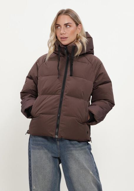 Braune MSCH COPENHAGEN Wattierte Jack MSCHPAVINARIA SHORT JACKET - large