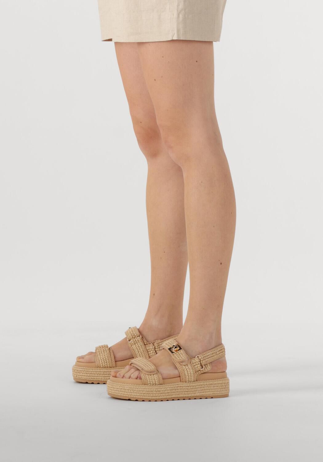 Beige STEVE MADDEN Flache Sandalen BIGMONA - large