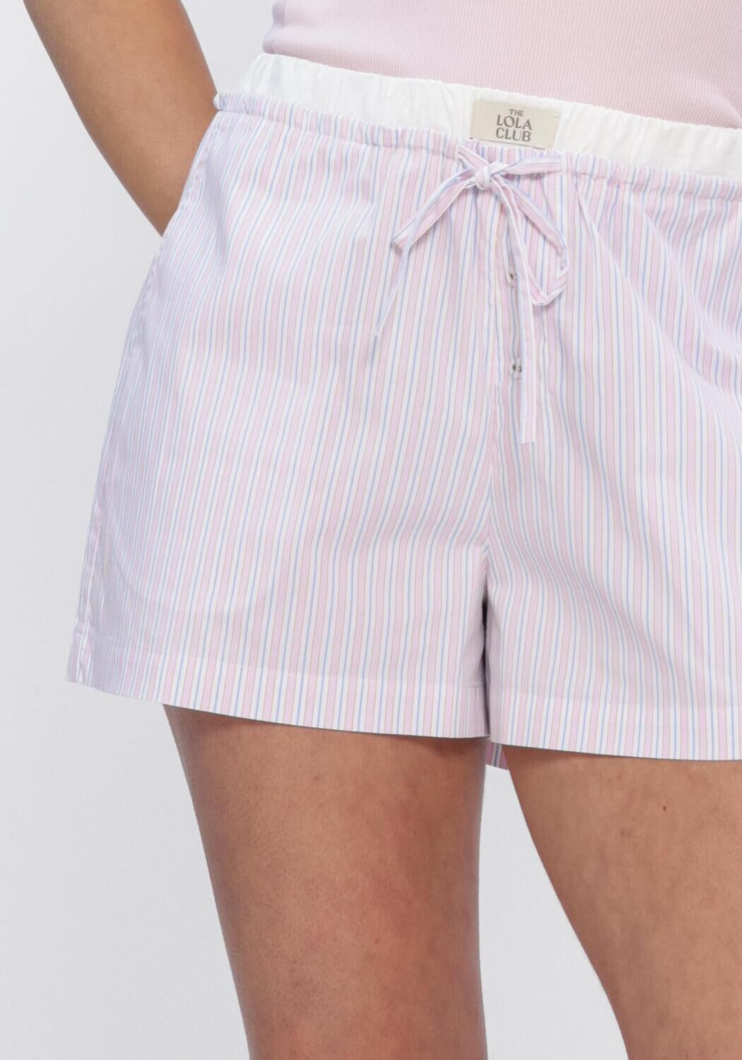 Hell-Pink THE LOLA CLUB Hosen MAEVE SHORT - large