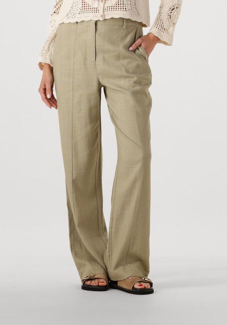 Grüne Y.A.S. Weite Hose YASISMA HW PANTS - large