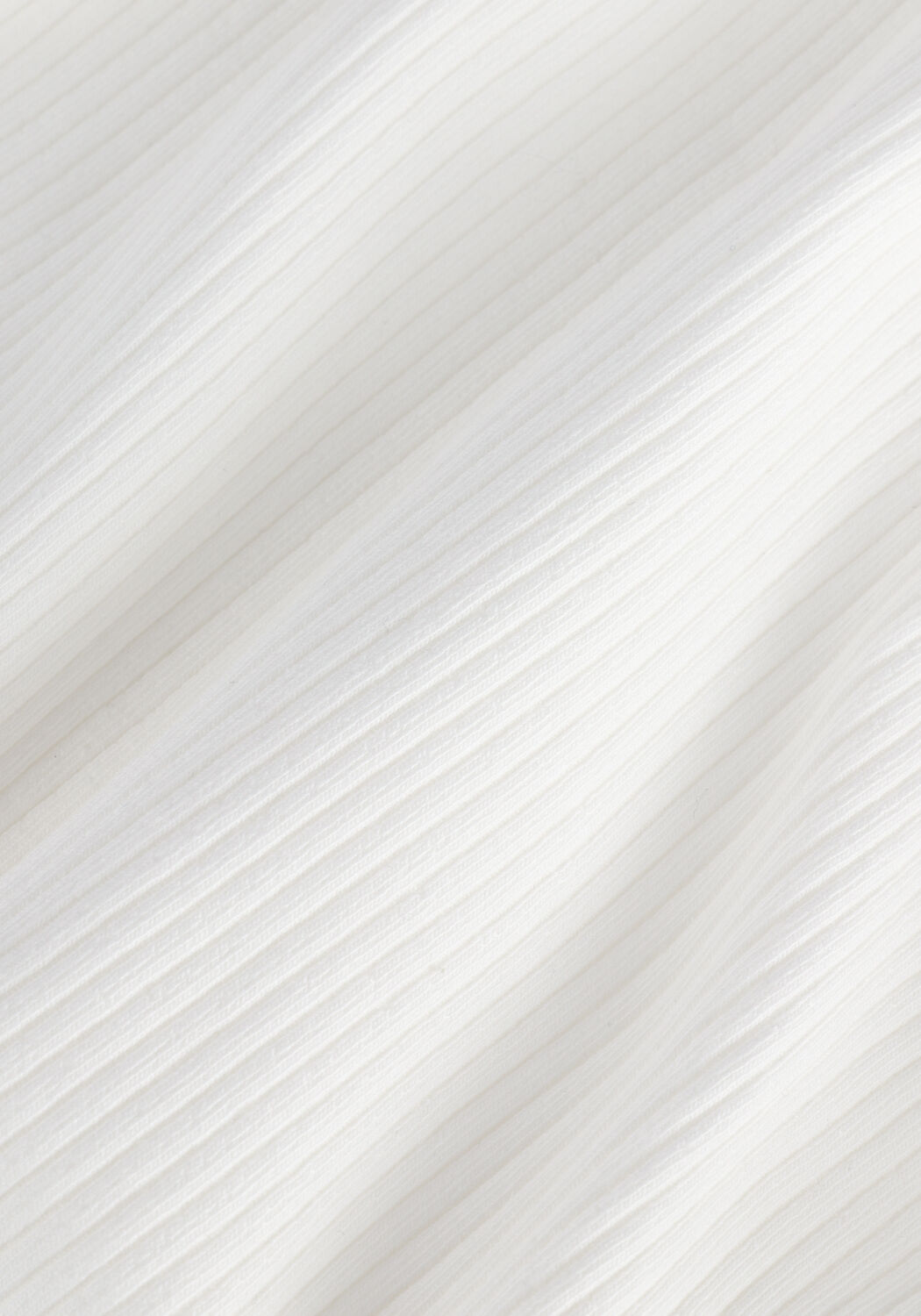 Wei&szlig;e NA-KD Top FRILL RIBBED JERSEY TOP - large