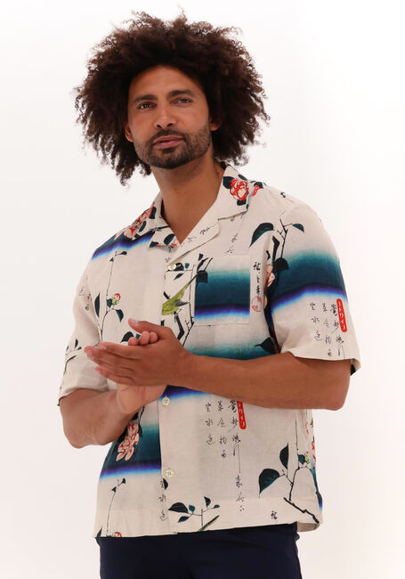 Nicht-gerade weiss EDWIN Casual-Oberhemd HIROSHIGE SHIRT SS - large
