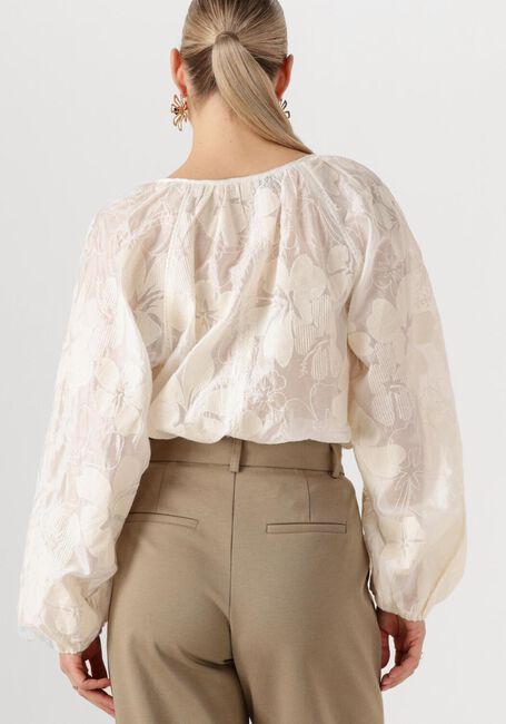 Nicht-gerade weiss NUKUS Blusen YONI TOP EMBROIDERY - large