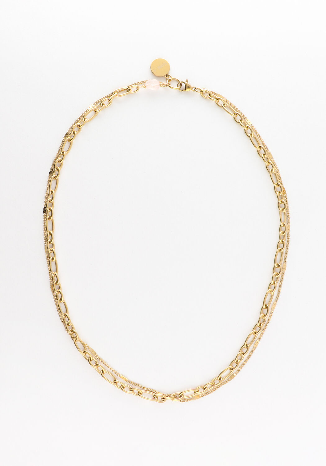 Goldfarbig NOTRE-V Kette OMSS22-020