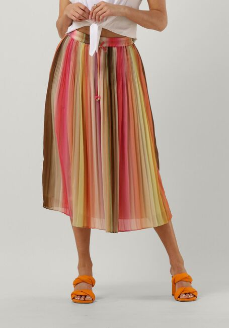 Mehrfarbige/Bunte SCOTCH & SODA Midirock PLEATED CHIFFON MIDI SKIRT - large