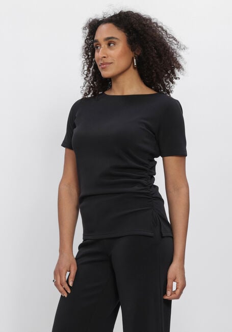 Schwarze MY ESSENTIAL WARDROBE T-shirt MWHELLE ASSYMETRIC TEE - large