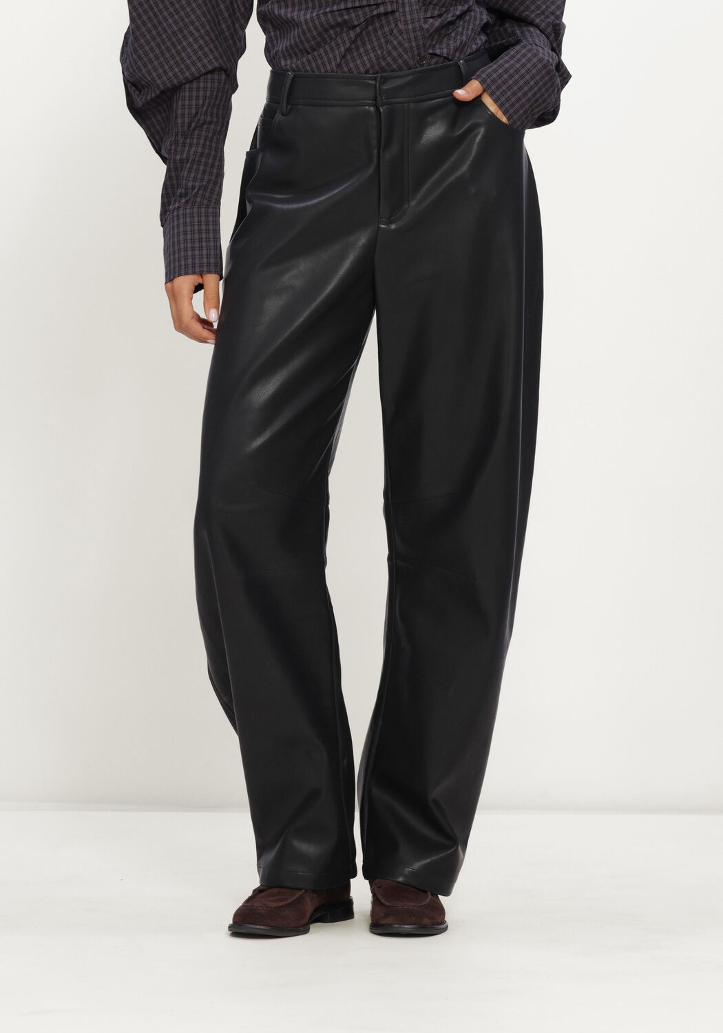 Schwarze NOTRE-V Weite Hose NV-IRA - large