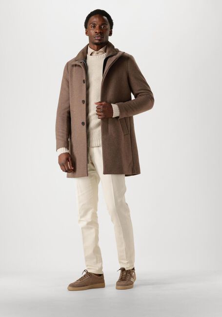 Beige PROFUOMO Klassisches Oberhemd SHIRT CUTAWAY SF SC KNITTED - large