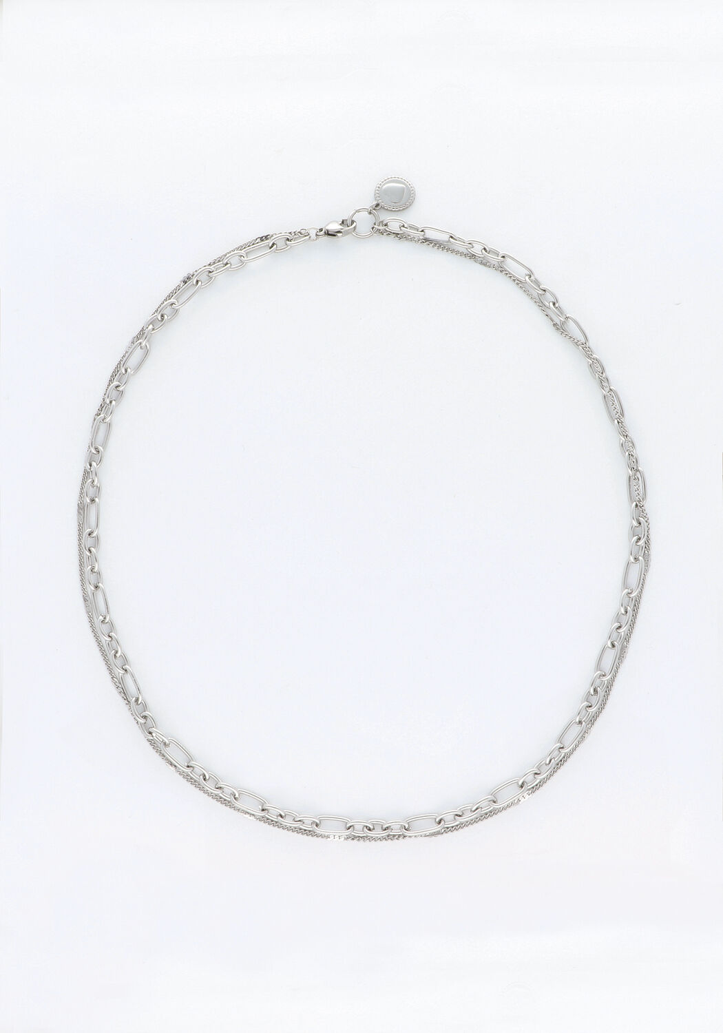 Silberfarbig NOTRE-V Kette OMSS22-020