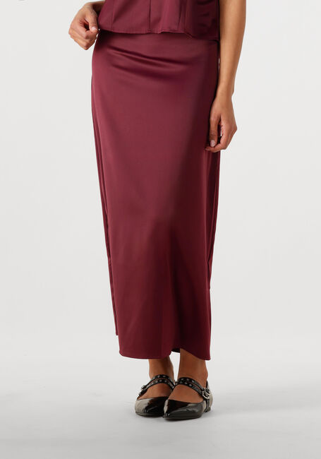 Bordeaux CO'COUTURE Midirock ADNACC SATEEN SKIRT - large