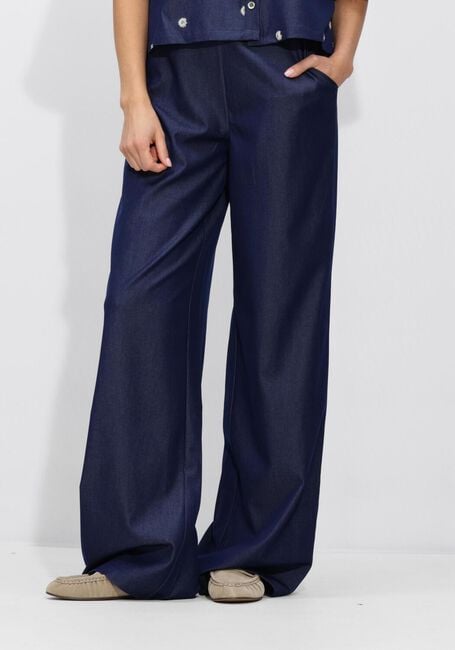 Dunkelblau NUKUS Weite Hose KYLIE PANTS GLOSSY - large